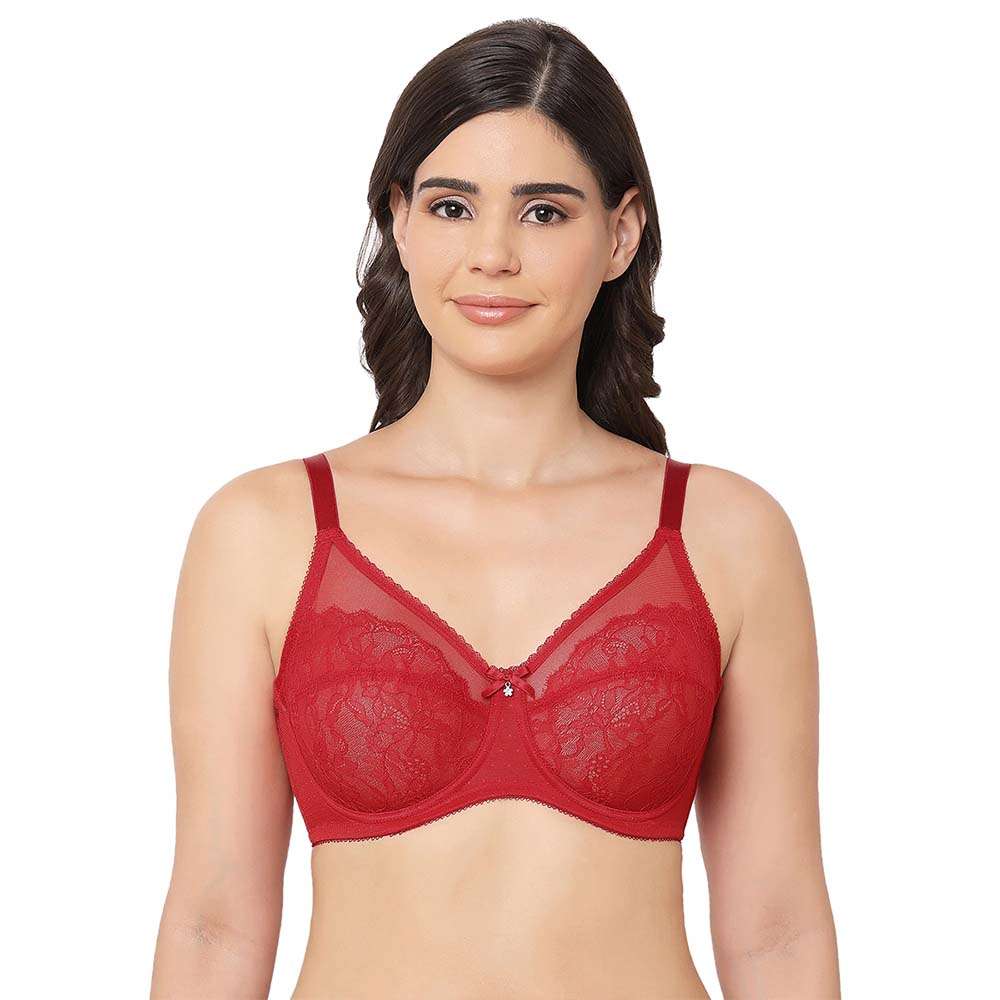 Wacoal 855186 Retro Chic Bra Underwire Unpadded Sheer Lace Womens