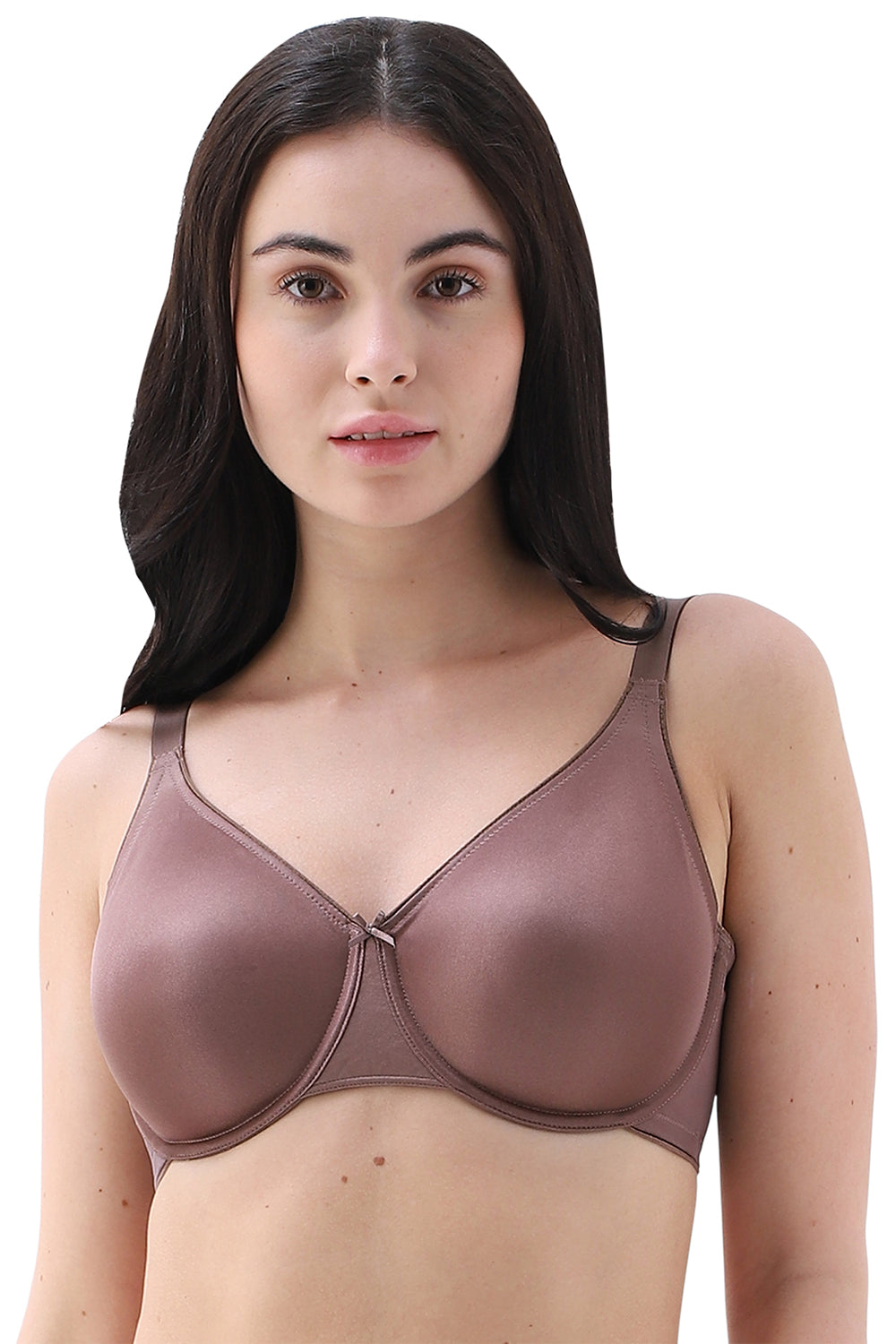 Pixie 2.0 Non Padded Wired Full Cup Everyday Wear Plus Size Full Support Minimizer Bra -Brown