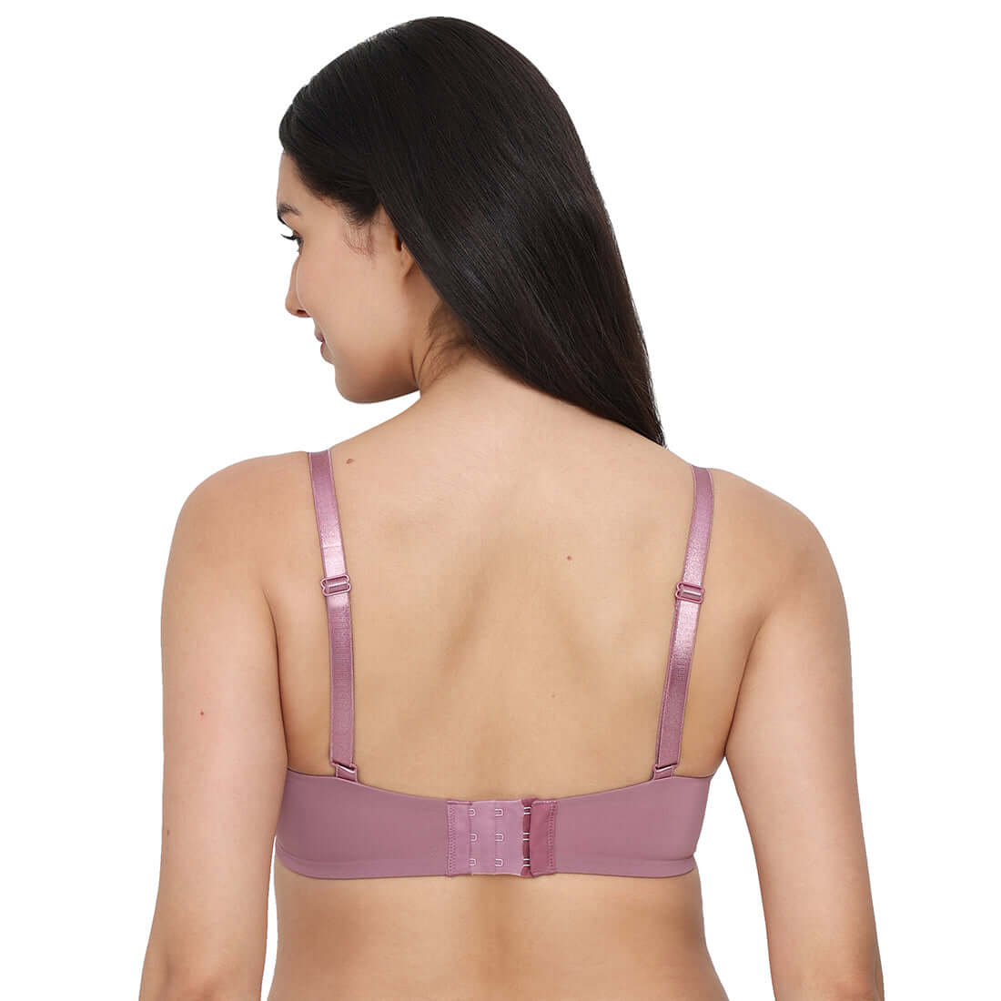 Cool Comfort Padded Wired Full Cup Everyday Wear T-shirt Bra -Pink