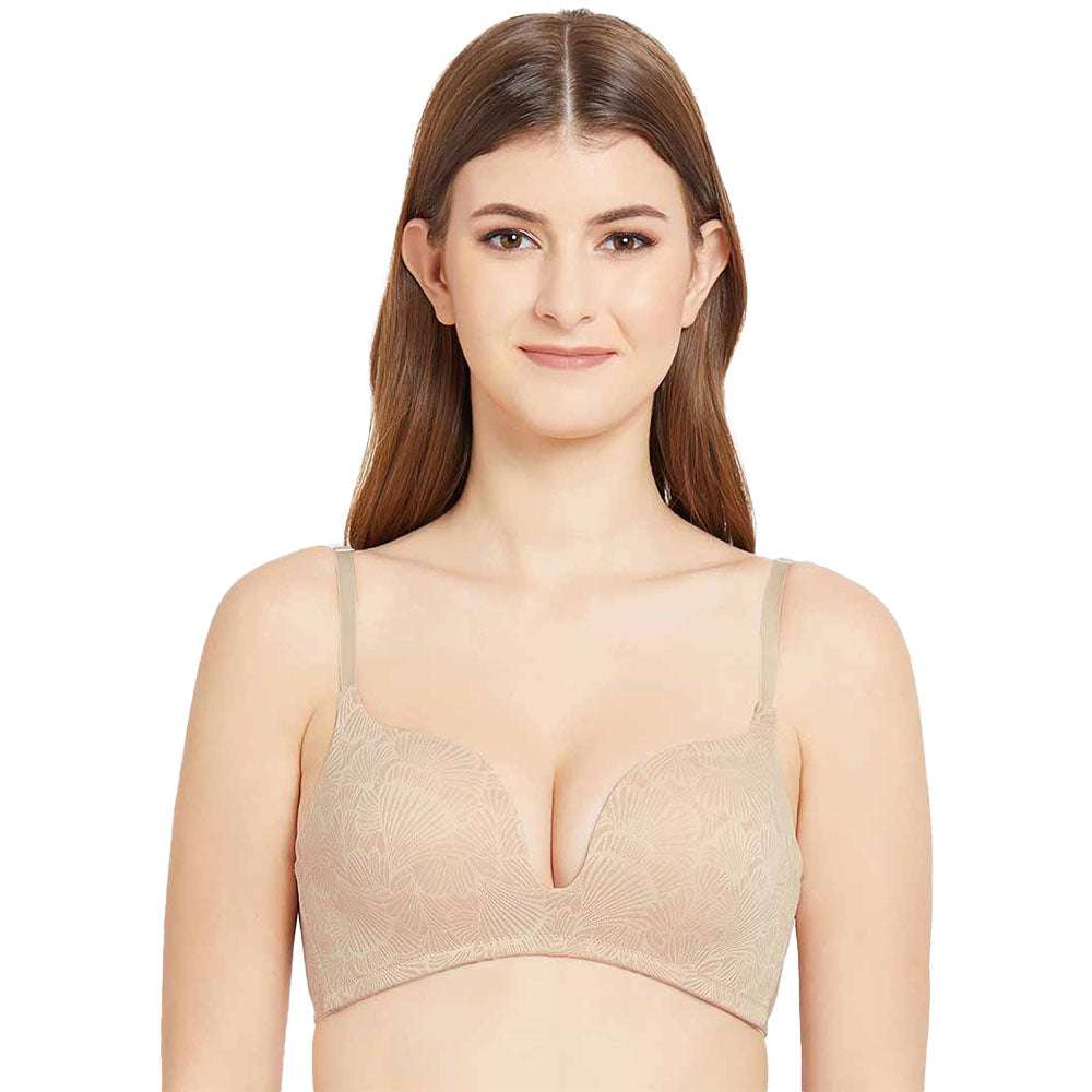 Buy Ecozen Padded Non-wired 3/4th Cup Everyday Wear Push-up Bra