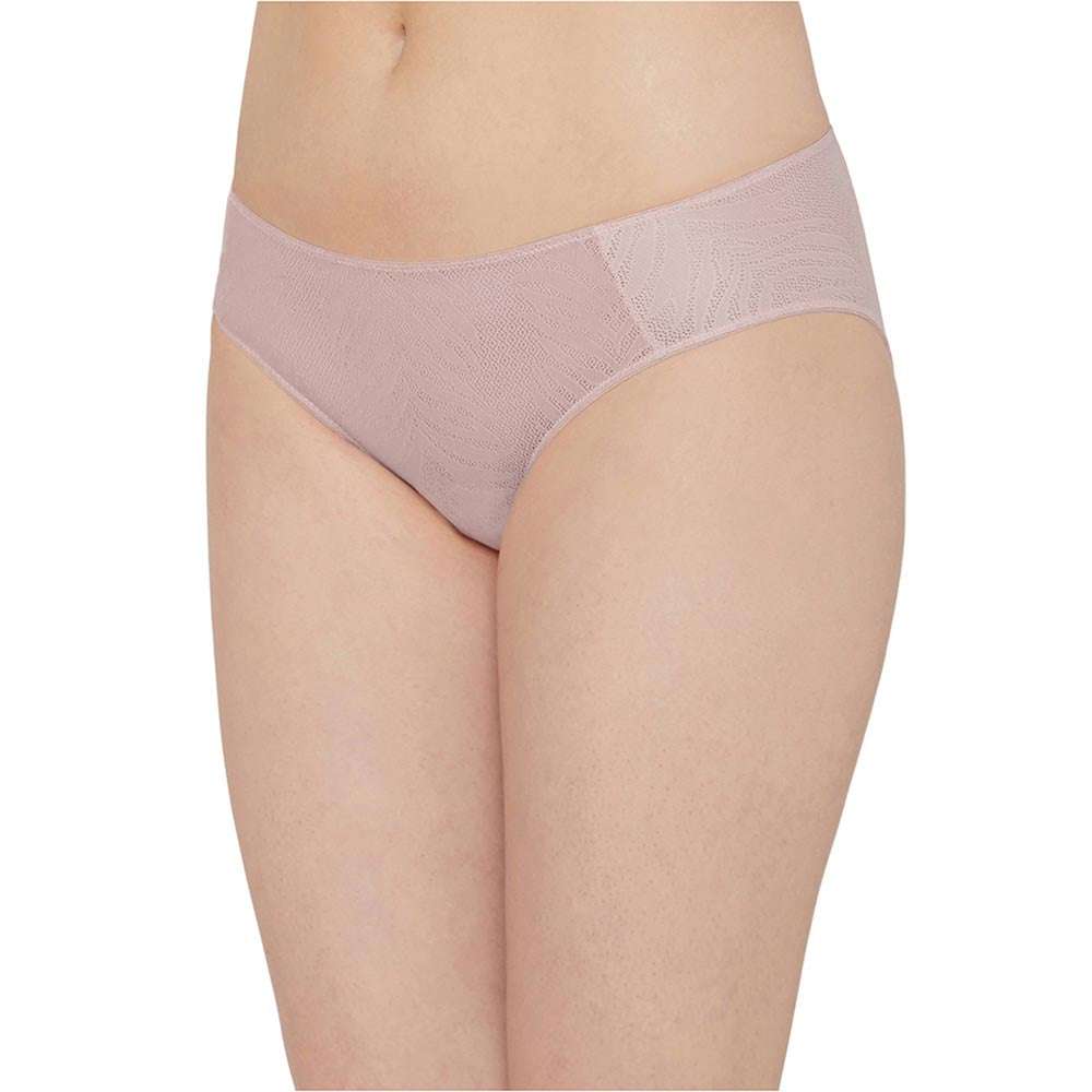 Mysa Mid Waist Medium Coverage Everyday Wear Hipster Panty - Beige