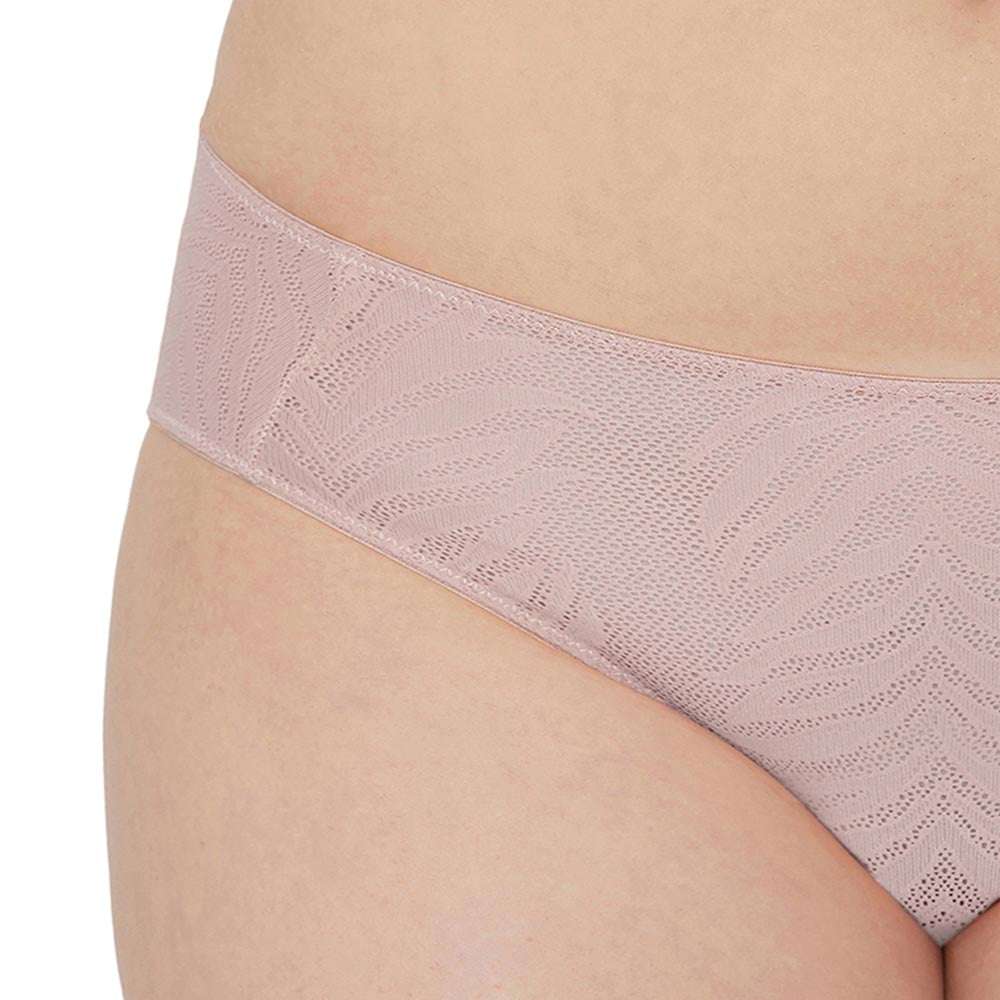 Mysa Mid Waist Medium Coverage Everyday Wear Hipster Panty - Beige
