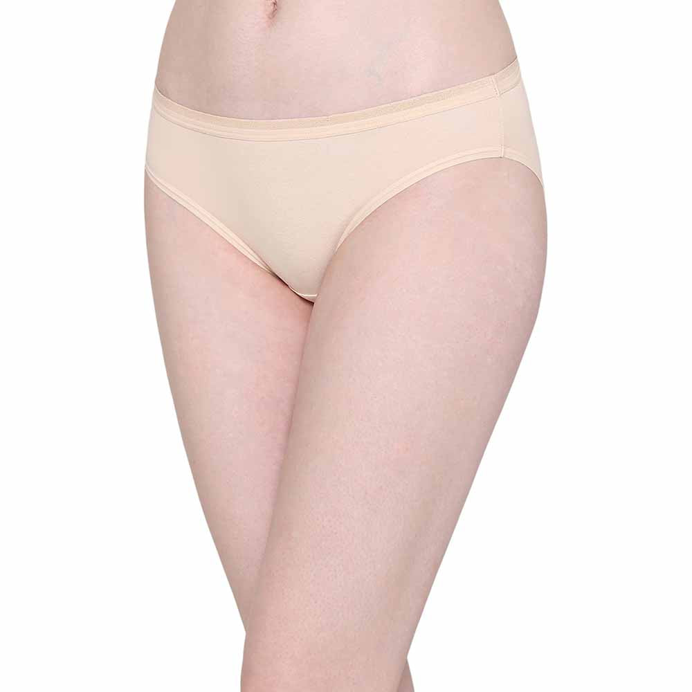 Cotton Low Waist Medium Coverage Everyday Wear Pack of 3  Bikini Panty