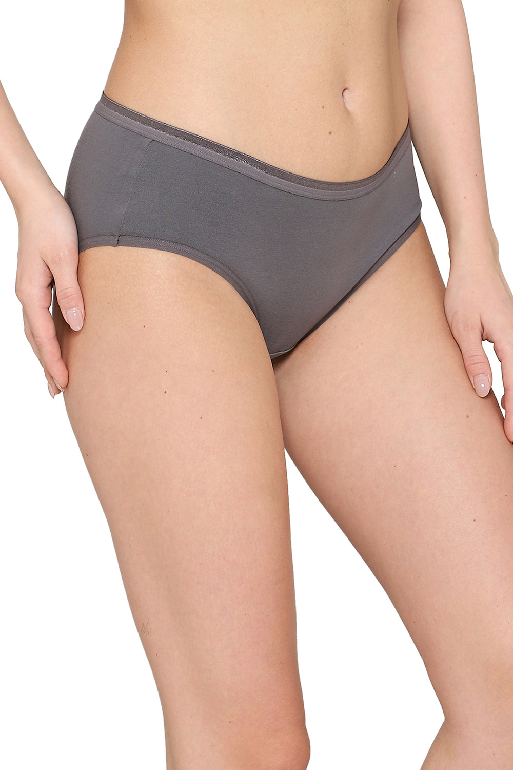 Cotton Mid Waist Medium Coverage Everyday Wear Pack of 3 Hipster Panty