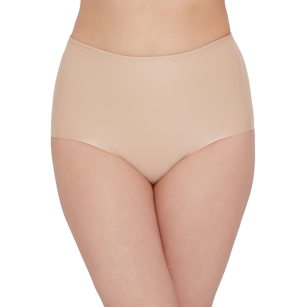 Girdle Collection Full Coverage Firm Control Seamless Shaping Brief - Beige
