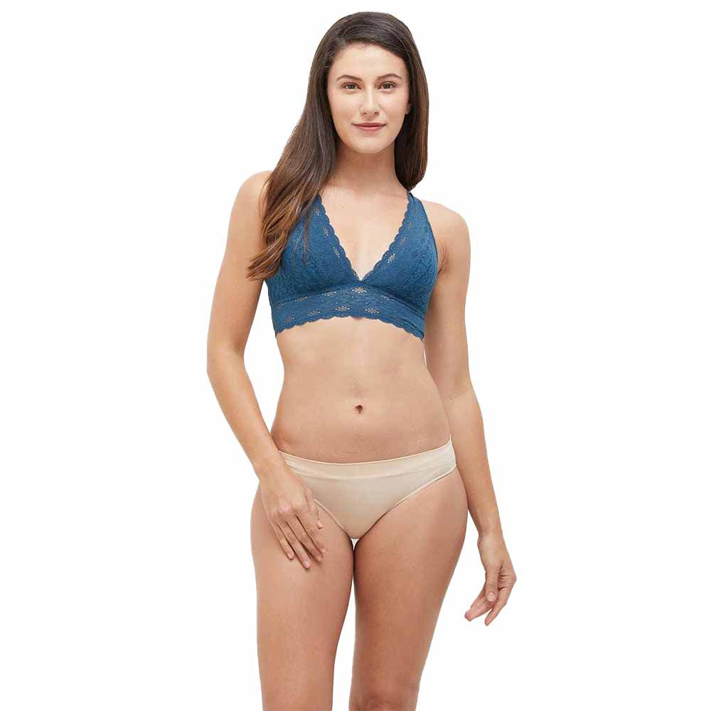 B-Smooth Low Waist Medium Coverage Everyday Wear Seamless Bikini Panty - Beige