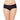 Feel Free Mid Waist  Full Coverage Everyday Wear Boy Leg Panty - Black