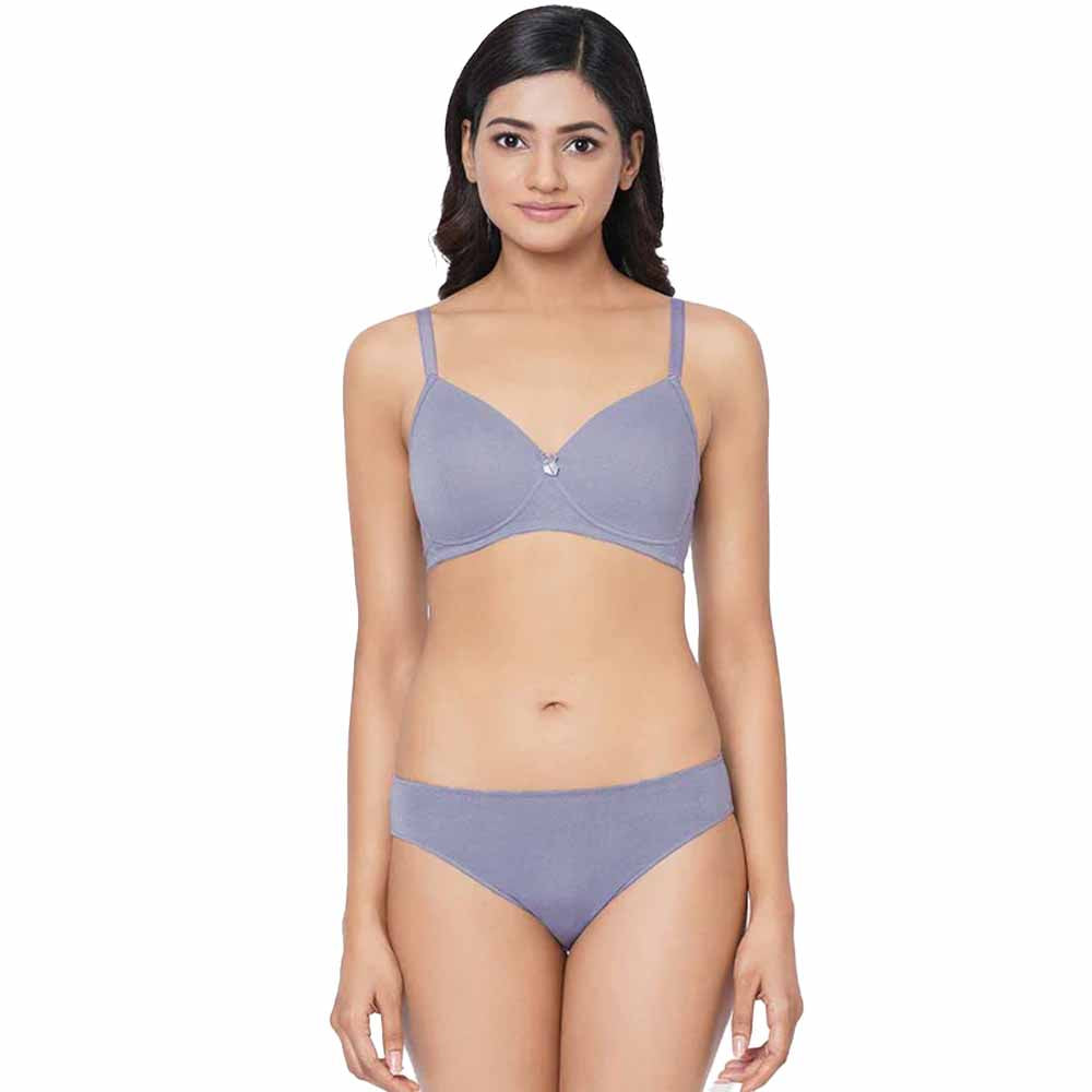Essentials Low Waist Medium Coverage Everyday Wear Bikini Panty - Blue