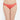 Plush Desire Low Waist Medium Coverage Bridal Wear Lace Bikini Panty - Coral