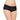Feel Free Mid Waist  Full Coverage Everyday Wear Boy Leg Panty - Black