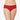At Ease Mid Waist Medium Coverage Everyday Wear Hipster Panty - Red