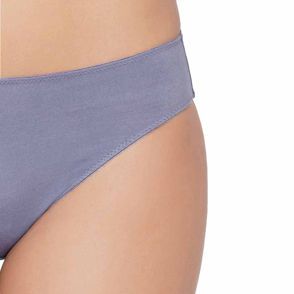 Essentials Low Waist Medium Coverage Everyday Wear Bikini Panty - Blue