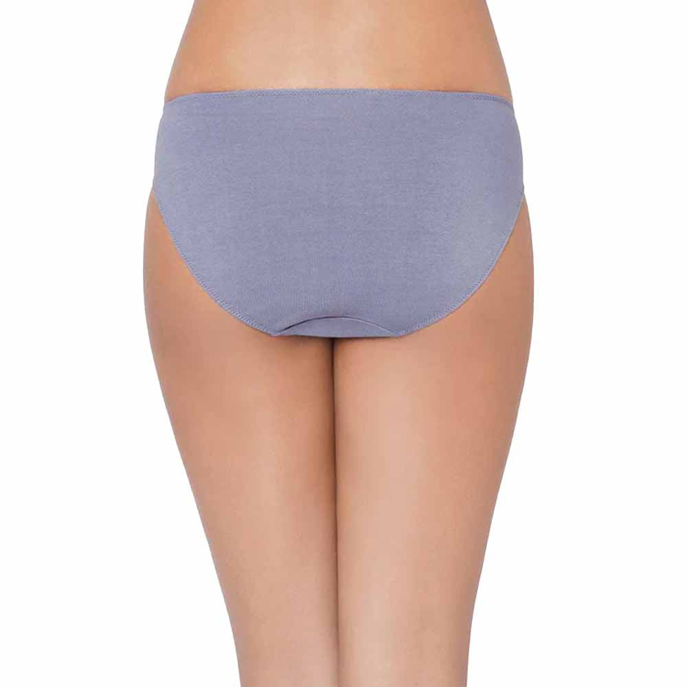 Essentials Low Waist Medium Coverage Everyday Wear Bikini Panty - Blue