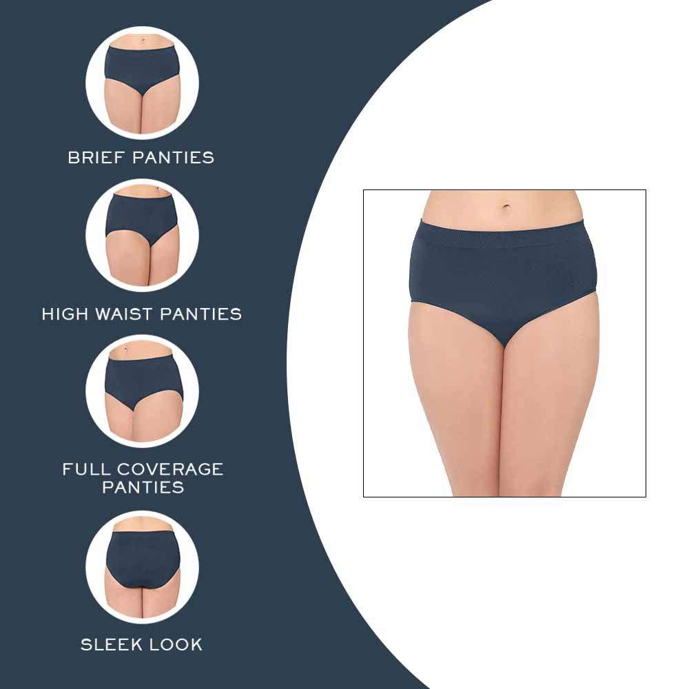 Buy WACOAL Blue Nylon Full Coverage Women's Panty