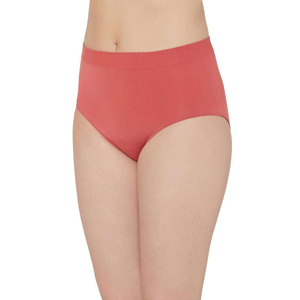 Buy B-Smooth High Waist Full Coverage Solid Hipster Seamless Panty - Pink  Online