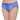 Retro Chic High Waist Full Coverage Everyday Wear Lace Panty - Blue