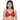 Halo Lace Non Padded Wired Full Cup Bridal Wear Plus Size Lace Bra - Red