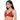 Halo Lace Non Padded Wired Full Cup Bridal Wear Plus Size Lace Bra - Red