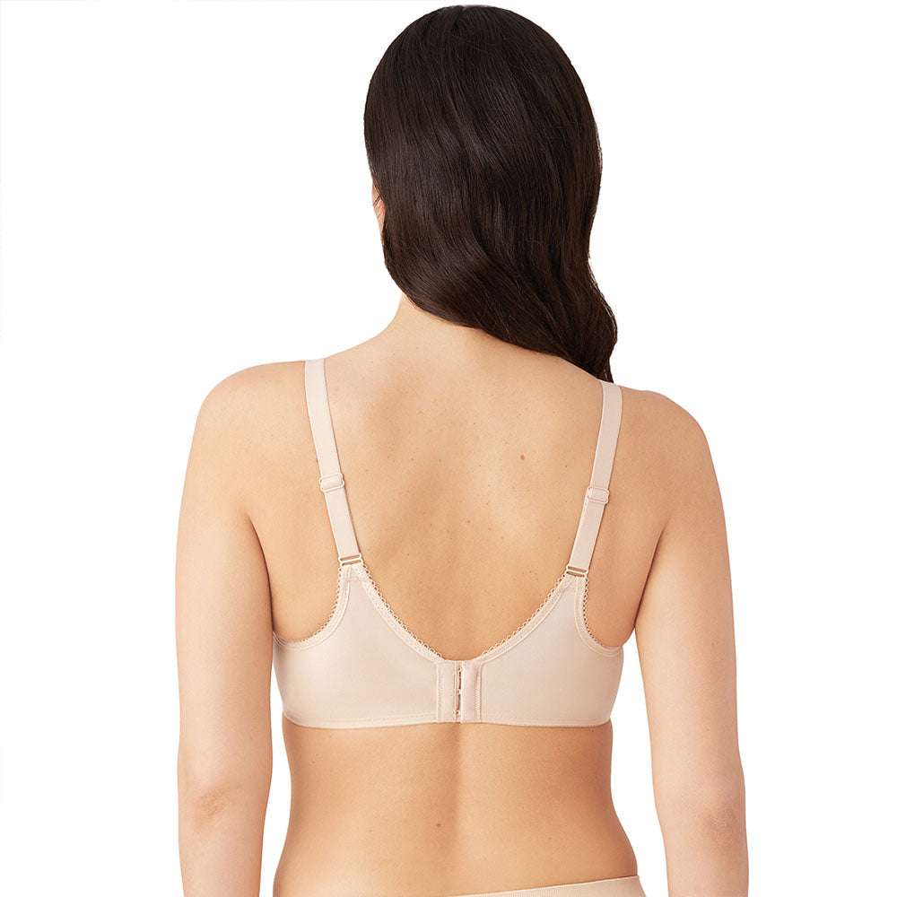 Basic Beauty Lightly Padded Wired Full Coverage Full Support Everyday Comfort Spacer Cup Bra-Beige