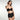 Red Carpet Padded Wired Half Cup Low Coverage Strapless Bra - Black