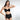 Red Carpet Padded Wired Half Cup Low Coverage Strapless Bra - Black