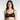 Halo Lace Non Padded Wired Half Cup Bridal Wear Plus Size Strapless Lace Bra - Black