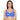 Retro Chic Non Padded Wired Full Coverage Full Support Everyday Comfort Bra - Blue