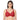 Retro Chic Non Padded Wired Full Coverage Full Support Everyday Comfort Bra - Red