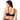 Retro Chic Non Padded Wired Full Coverage Full Support Everyday Comfort  Bra - Black