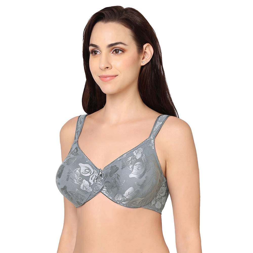Women's Bra Comfort Seamless Non Padded Full Coverage Front Closure Bra  Plus Size Underwear (Color : Silver, Size : 36D) at  Women's Clothing  store
