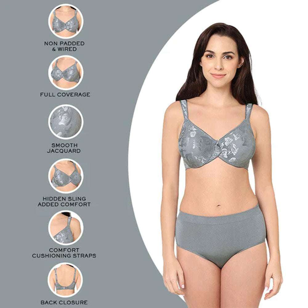 AVENUE BODY | Women's Plus Size Lace Soft Cup Wire Free Bra - beige - 40DDD