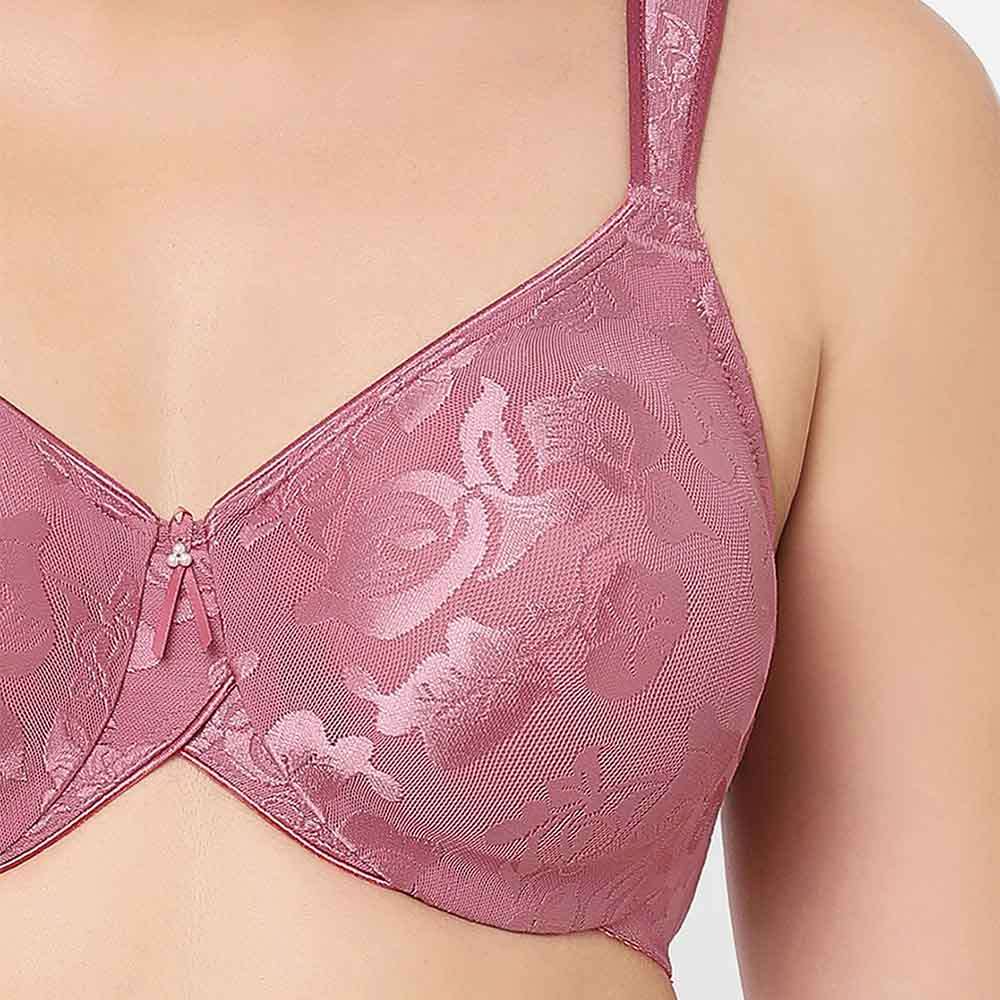 Awareness Non Padded Wired Full Coverage Full Support Plus Size Bra - Wine