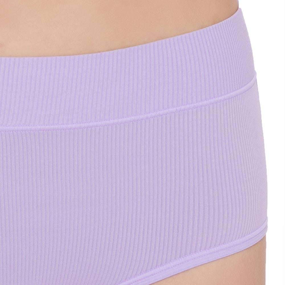 Balancing Act High Waist Full Coverage Everyday Wear Full Brief Panty - Purple