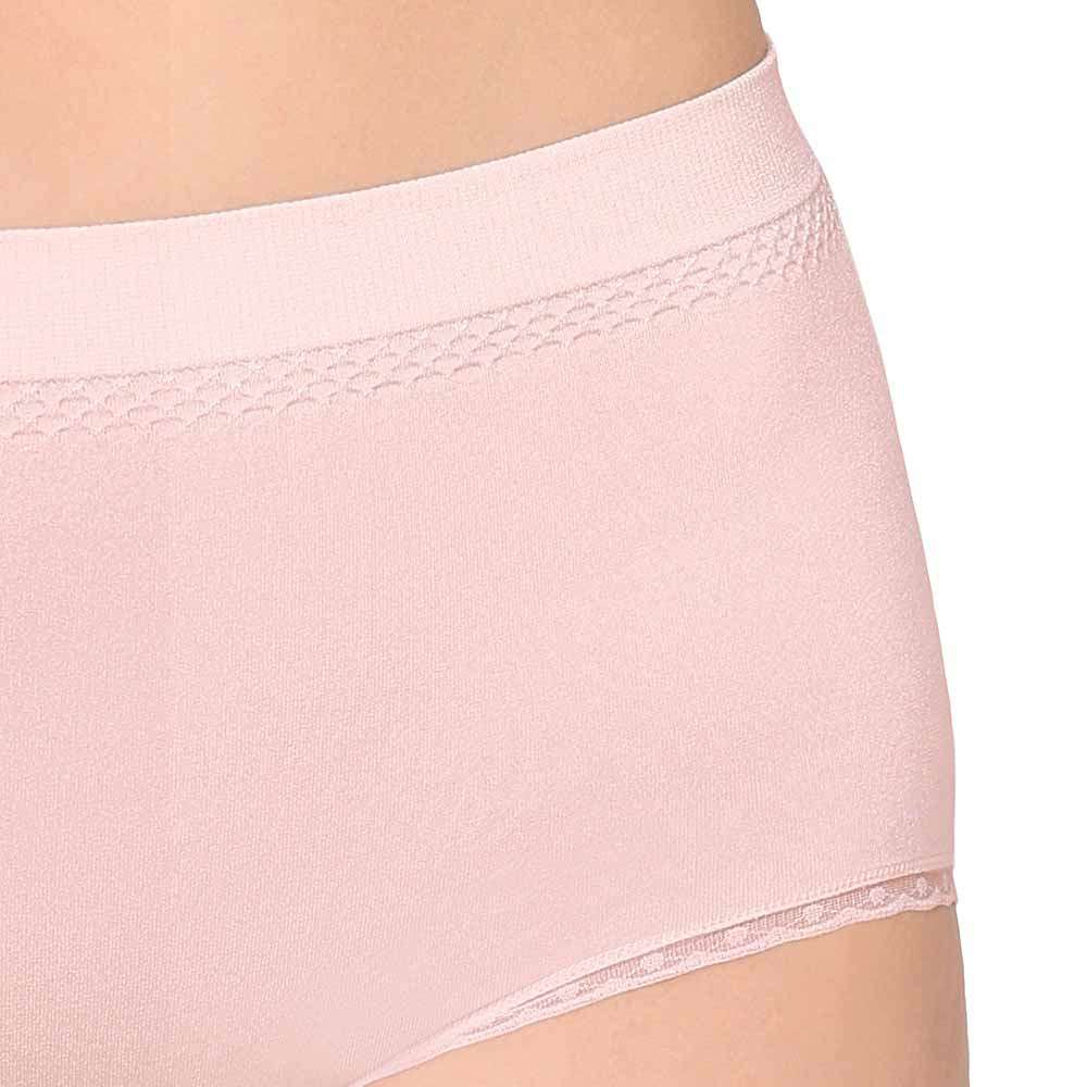 B-Smooth High Waist Full Coverage Everyday Wear Brief Panty - Light Pink