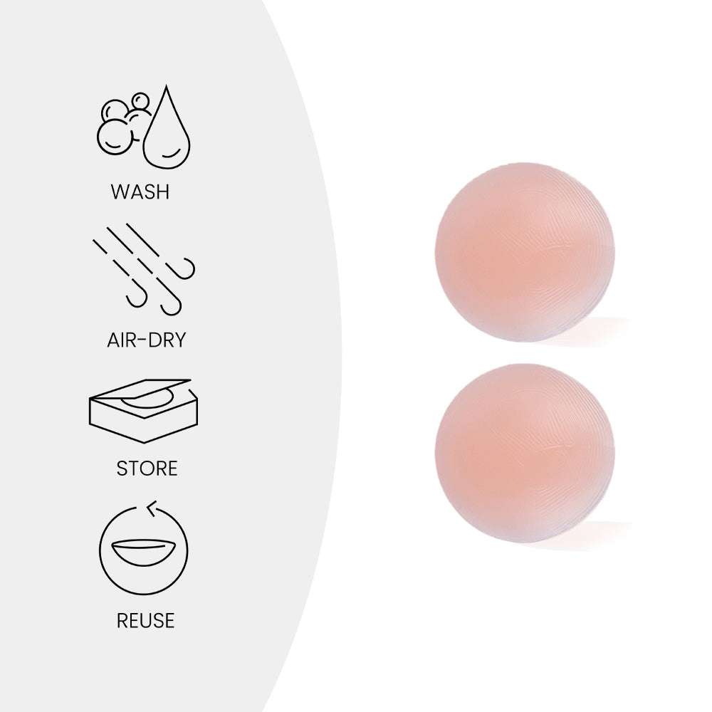 Silicone Nipple Pasties Lightweight Soft Skin Friendly Nipple Covers