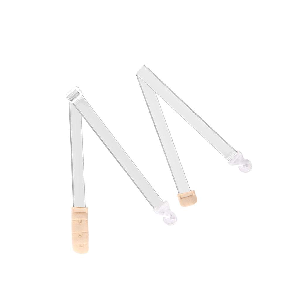 Transparent Low-Back Converter Lightweight Adjustable Skin Friendly Hook & Eye Transparent Straps