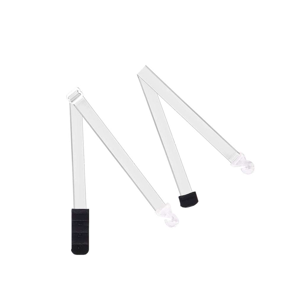 Transparent Low-Back Converter Lightweight Adjustable Skin Friendly Hook & Eye Transparent Straps