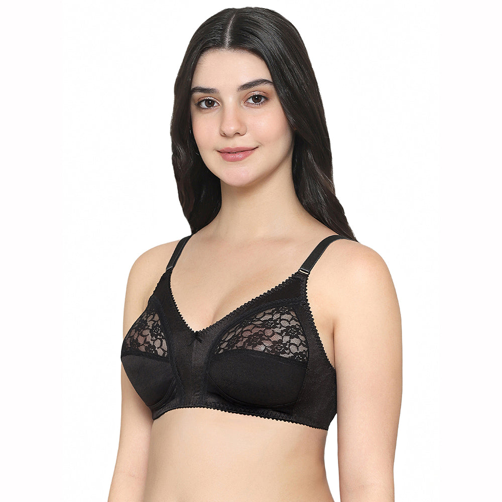 Audrey Non Padded Non Wired Full Cup Plus Size Pack of 2 Full Support Bra