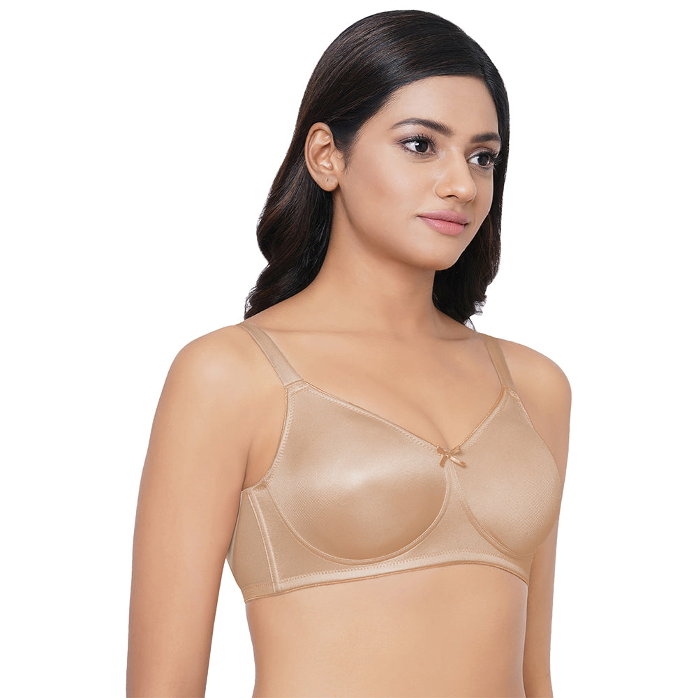 Pixie 2.0 Non Padded Non-Wired Full Cup Everyday Wear Plus Size Full Support Minimizer Bra - Beige