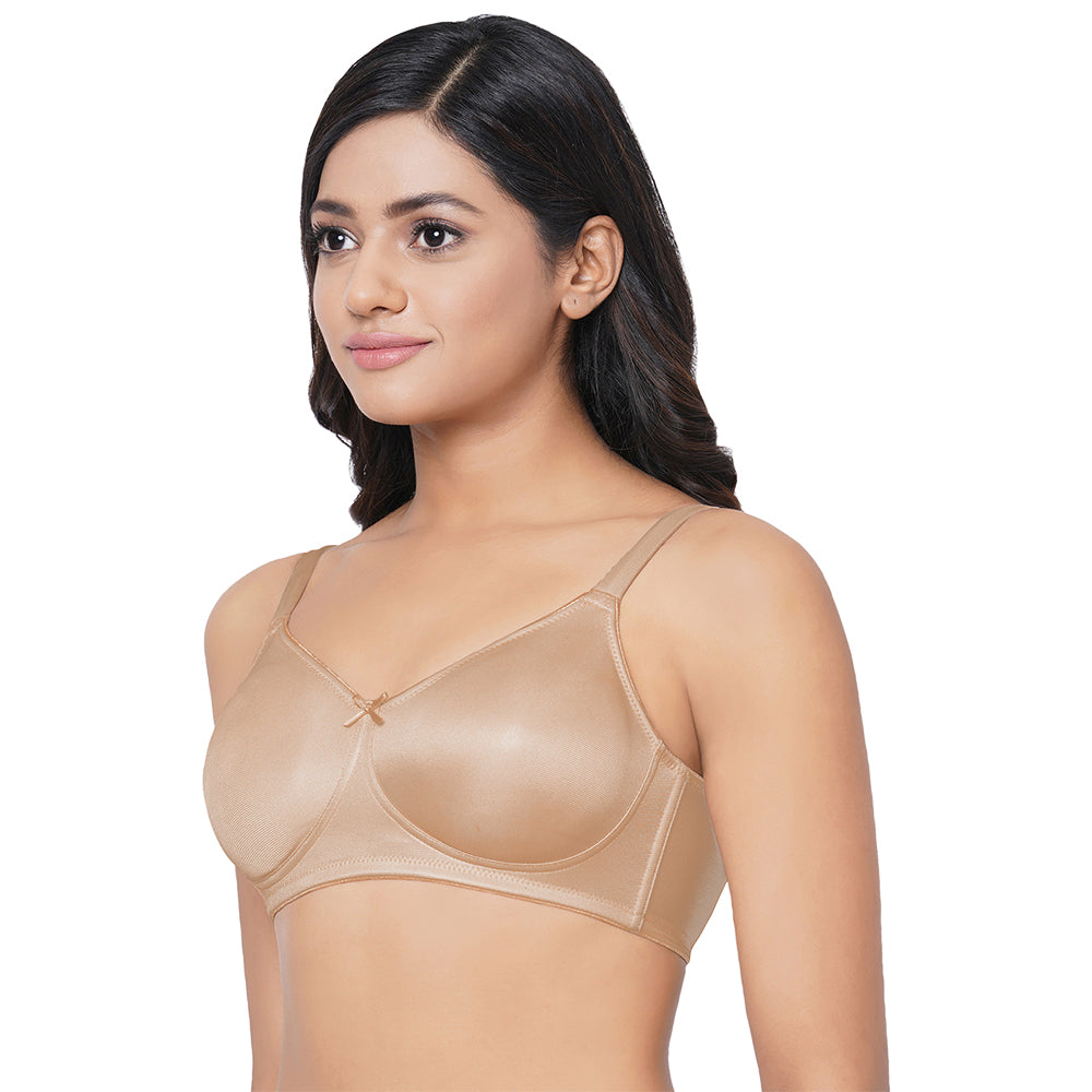 Pixie 2.0 Non Padded Non-Wired Full Cup Everyday Wear Plus Size Full Support Minimizer Bra - Beige