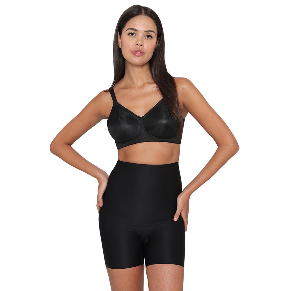 Pixie 2.0 Non Padded Non-Wired Full Cup Everyday Wear Plus Size Full Support Minimizer Bra - Black