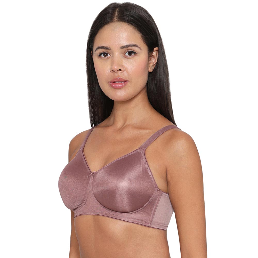 Pixie 2.0 Non Padded Non-Wired Full Cup Everyday Wear Plus Size Full Support Minimizer Bra - Brown