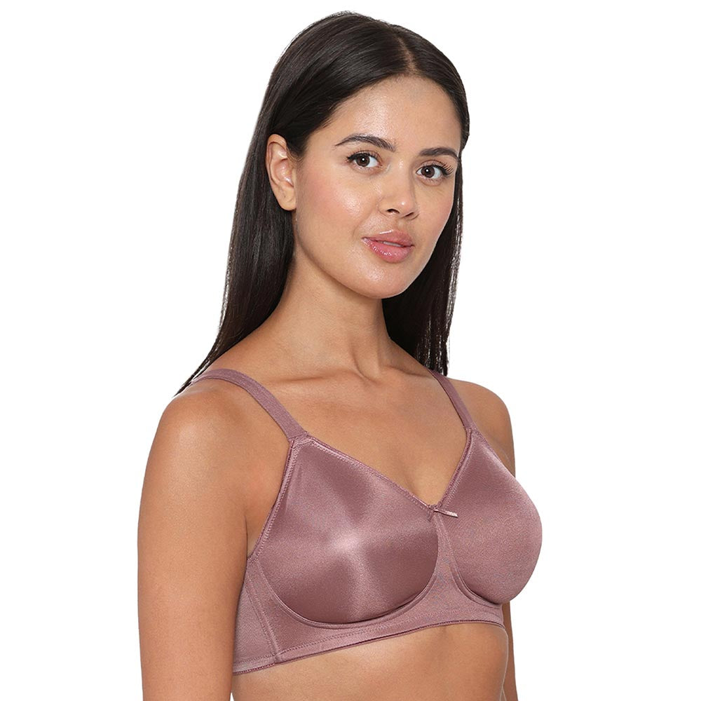 Pixie 2.0 Non Padded Non-Wired Full Cup Everyday Wear Plus Size Full Support Minimizer Bra - Brown