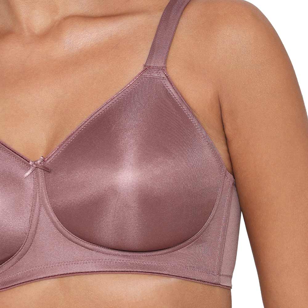 Pixie 2.0 Non Padded Non-Wired Full Cup Everyday Wear Plus Size Full Support Minimizer Bra - Brown