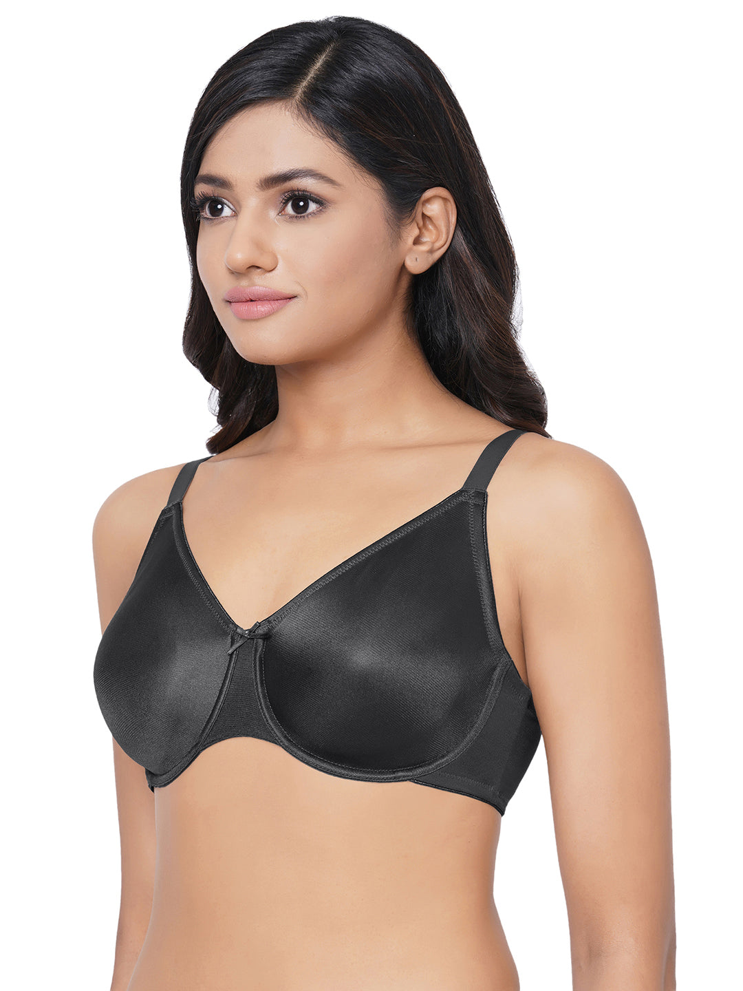 Pixie 2.0 Non Padded Wired Full Cup Everyday Wear Plus Size Full Support Minimizer Bra - Black