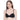 Balconette Padded Wired Demi Cup Everyday Wear Bra - Black