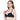 Balconette Padded Wired Demi Cup Everyday Wear Bra - Black