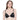Playful Love Padded Wired Demi Cup Plunge Neck  Party Wear Level 3 Push-up Bra - Black