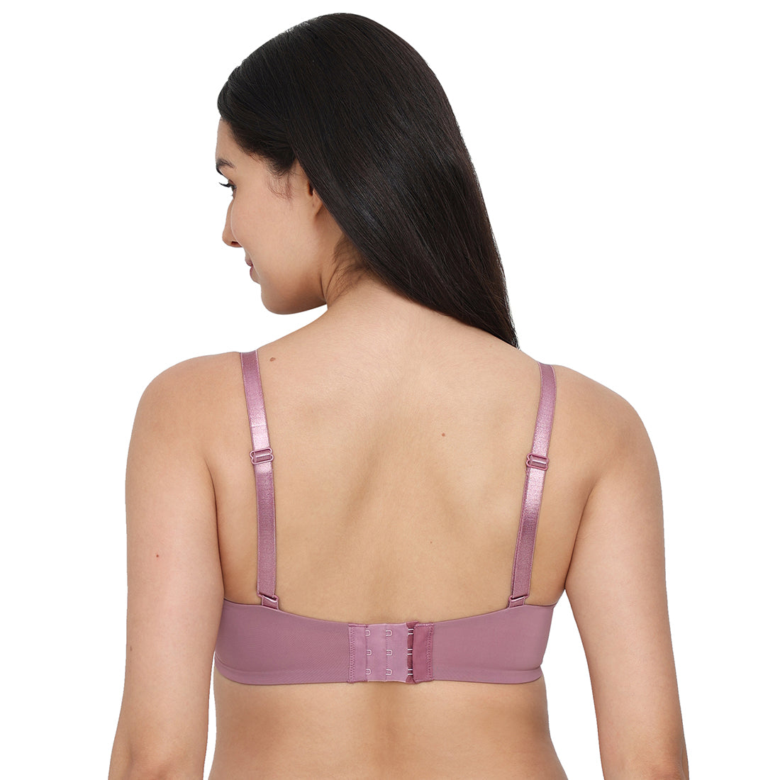 Cool Comfort Padded Wired Full Cup Everyday Wear T-shirt Bra -Pink