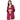 Wacoal Women’s Long Sleeve Knee Length Shiny Finish Bridal Wear Satin Robe-Burgandy